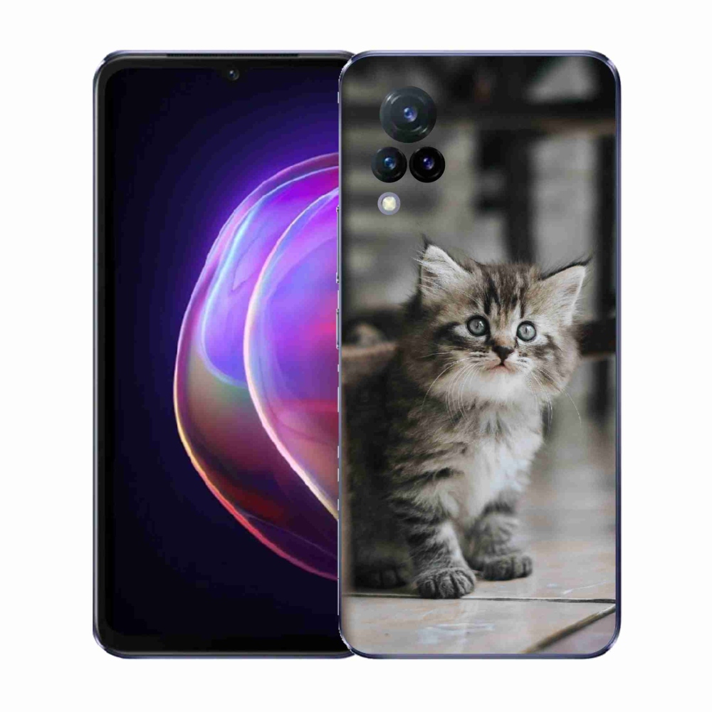 Gelový kryt mmCase na Vivo V21 4G/5G - koťátko