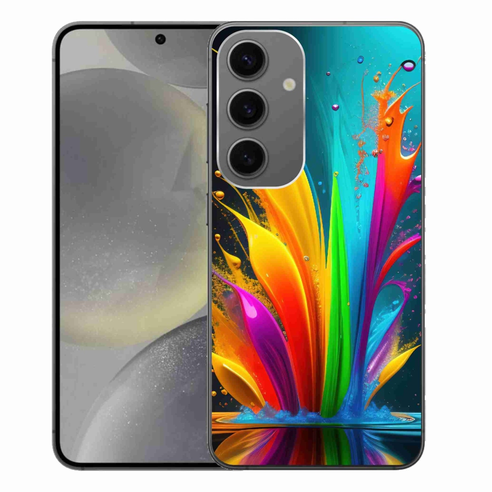 Gelový kryt mmCase na Samsung Galaxy S24+ - abstraktní motiv 1