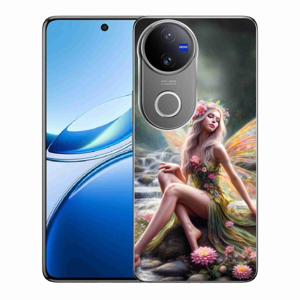 Gelový kryt mmCase na Vivo V50 5G - motýlí žena 1