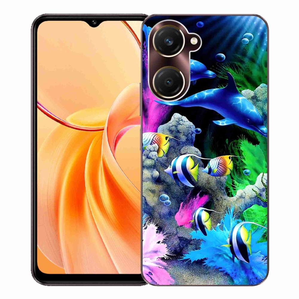 Gelový kryt mmCase na Vivo Y28s 5G - mořský svět
