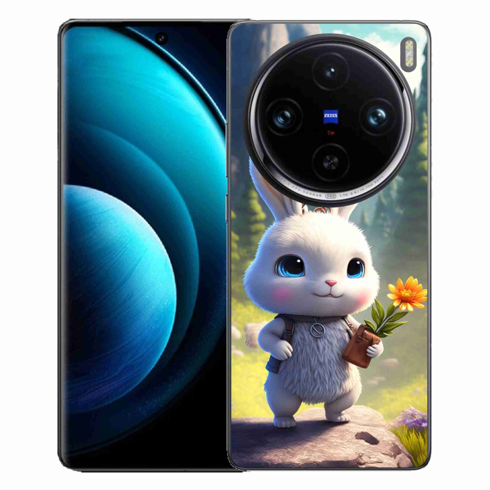 Gelový kryt mmCase na Vivo X100 Pro 5G - roztomilý králíček
