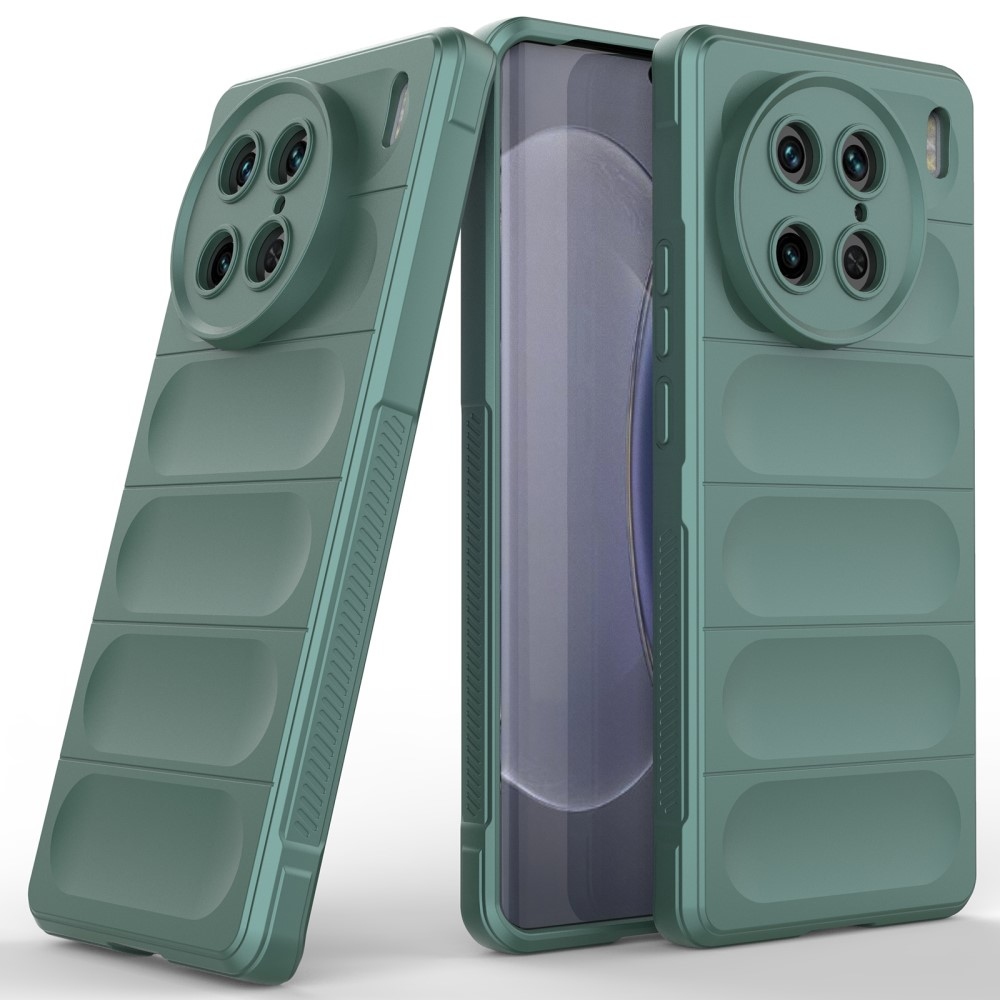 Rugg odolný gelový obal na Vivo X90 Pro - zelený