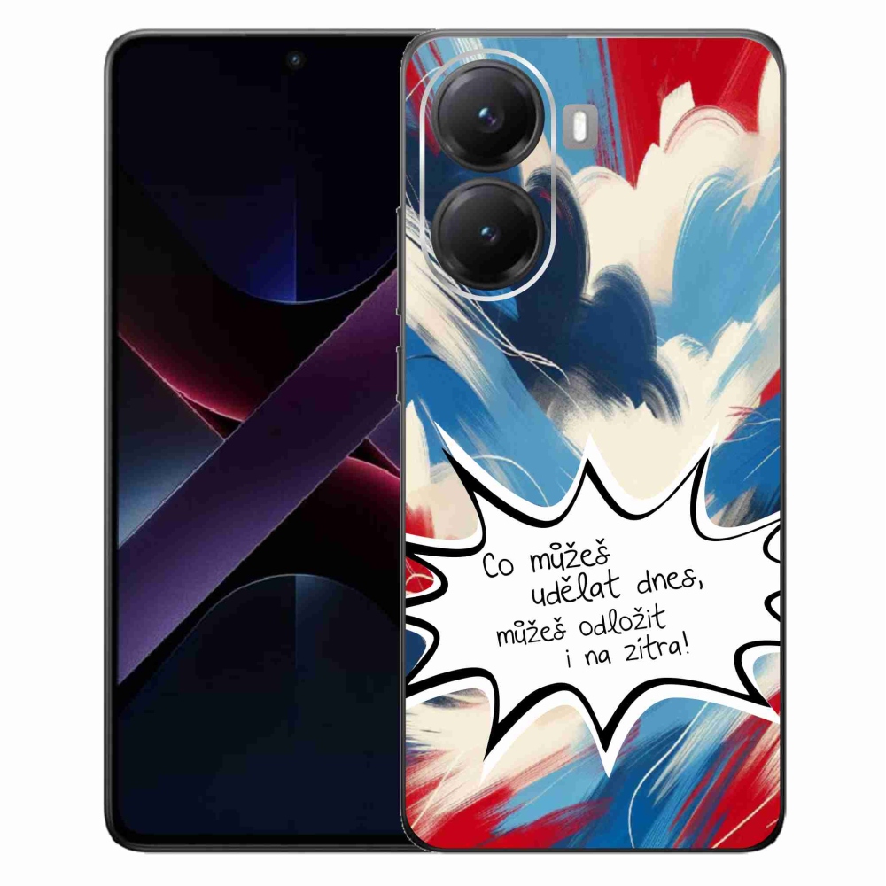 Gelový kryt mmCase na Xiaomi Poco X7 Pro 5G - vtipný text 9 bílé pozadí