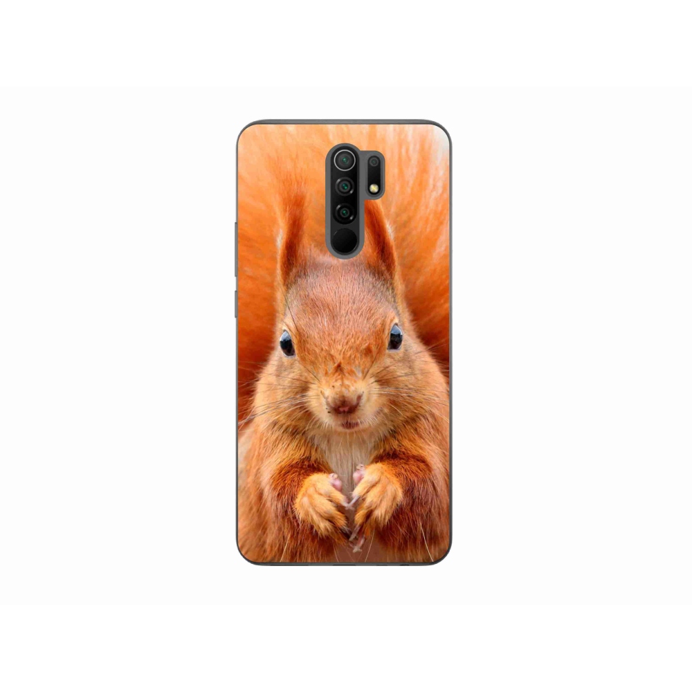 Gelový kryt mmCase na Xiaomi Redmi 9 - veverka