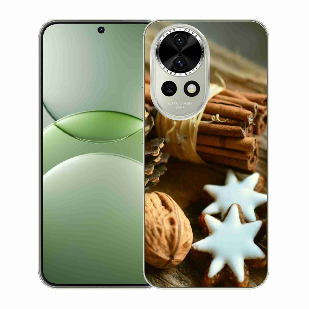 Gelový kryt mmCase na Huawei Nova 13 5G - skořice a perníčky