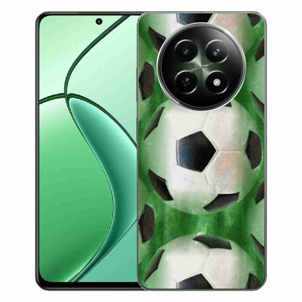Gelový kryt mmCase na Realme 12 5G/12x 5G - fotbalový míč