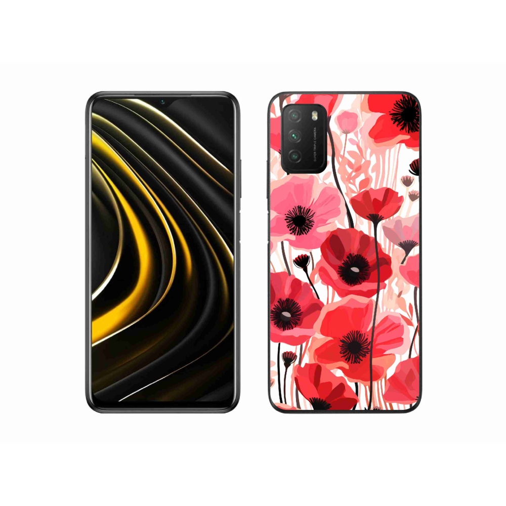 Gelový kryt mmCase na Xiaomi Poco M3 - vlčí mák 1