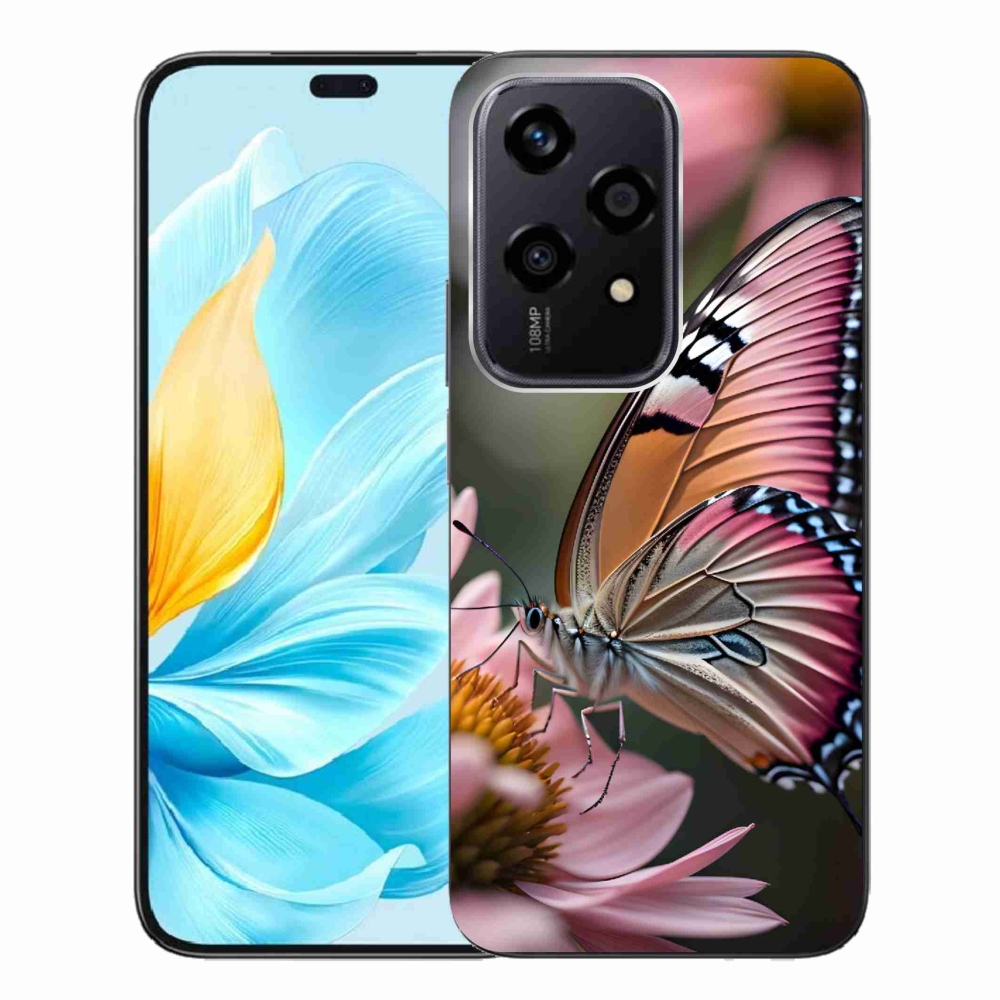 Gelový kryt mmCase na Honor 200 Lite 5G - barevný motýl
