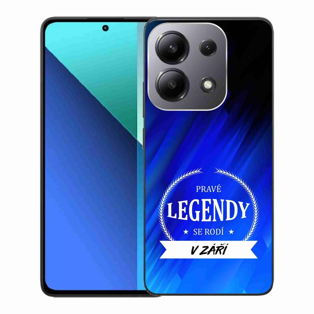 Gelový kryt mmCase na Xiaomi Redmi Note 13 - legendy v září modré pozadí