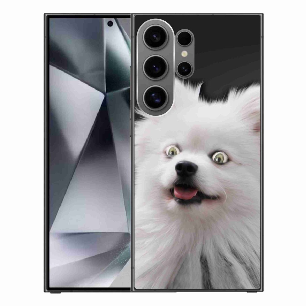 Gelový kryt mmCase na Samsung Galaxy S24 Ultra - bílý špic