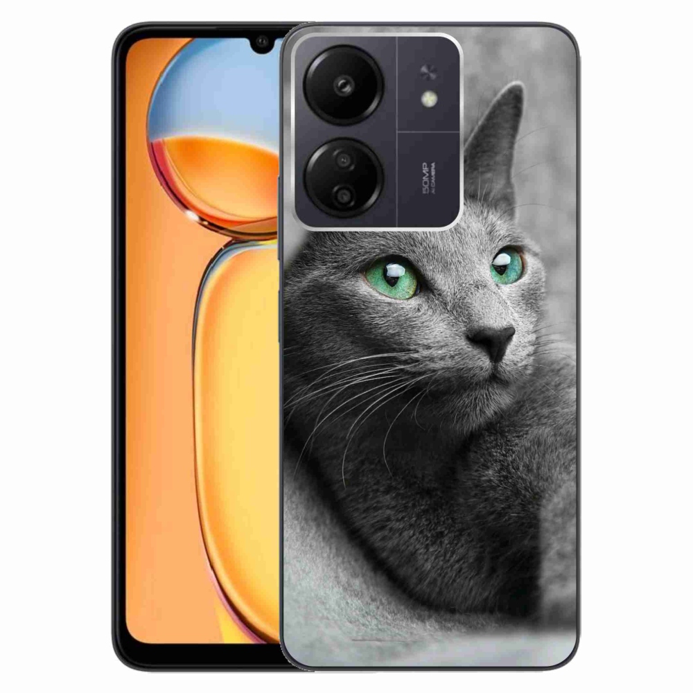 Gelový kryt mmCase na Xiaomi Poco C65/Redmi 13C - kočka 2