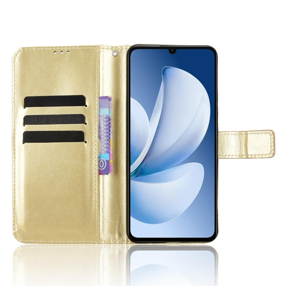 Crazy knížkové pouzdro na Realme Note 70T - zlaté