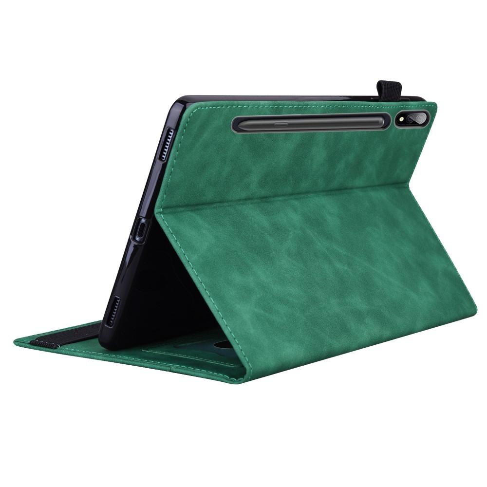 Business zavírací pouzdro na tablet Lenovo Tab P12 Pro - zelené