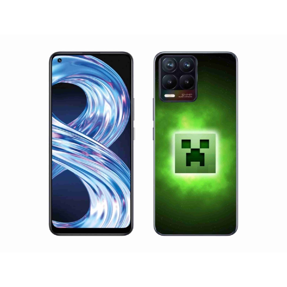 Gelový kryt mmCase na Realme 8 Pro - minecraft