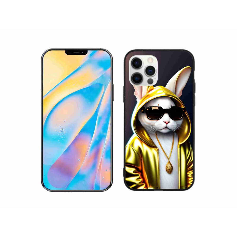 Gelový kryt mmCase na iPhone 12 Pro - kočka boss
