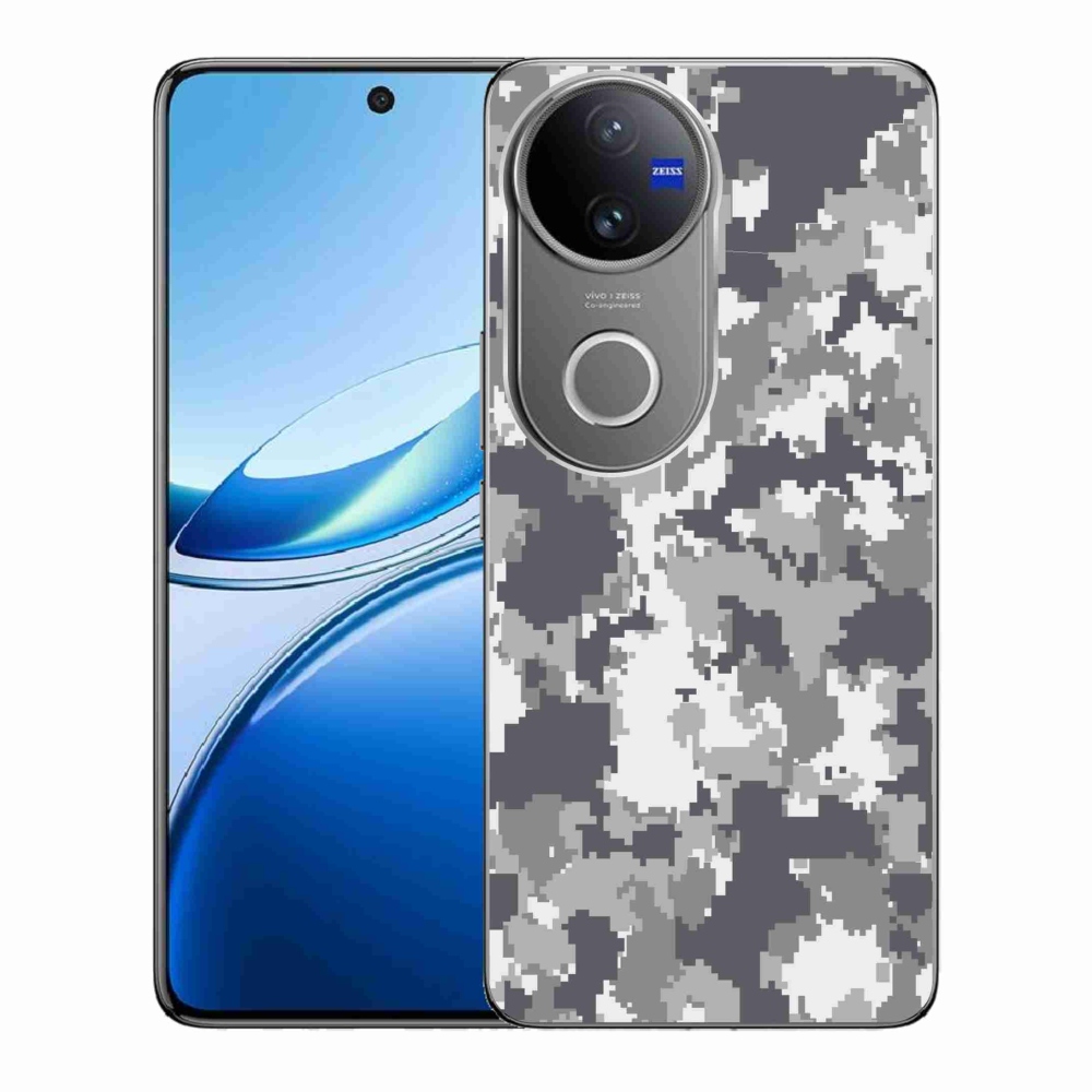 Gelový kryt mmCase na Vivo V50 5G - maskáčový vzor 2