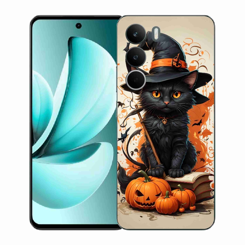 Gelový kryt mmCase na Realme C71 - kocour čaroděj