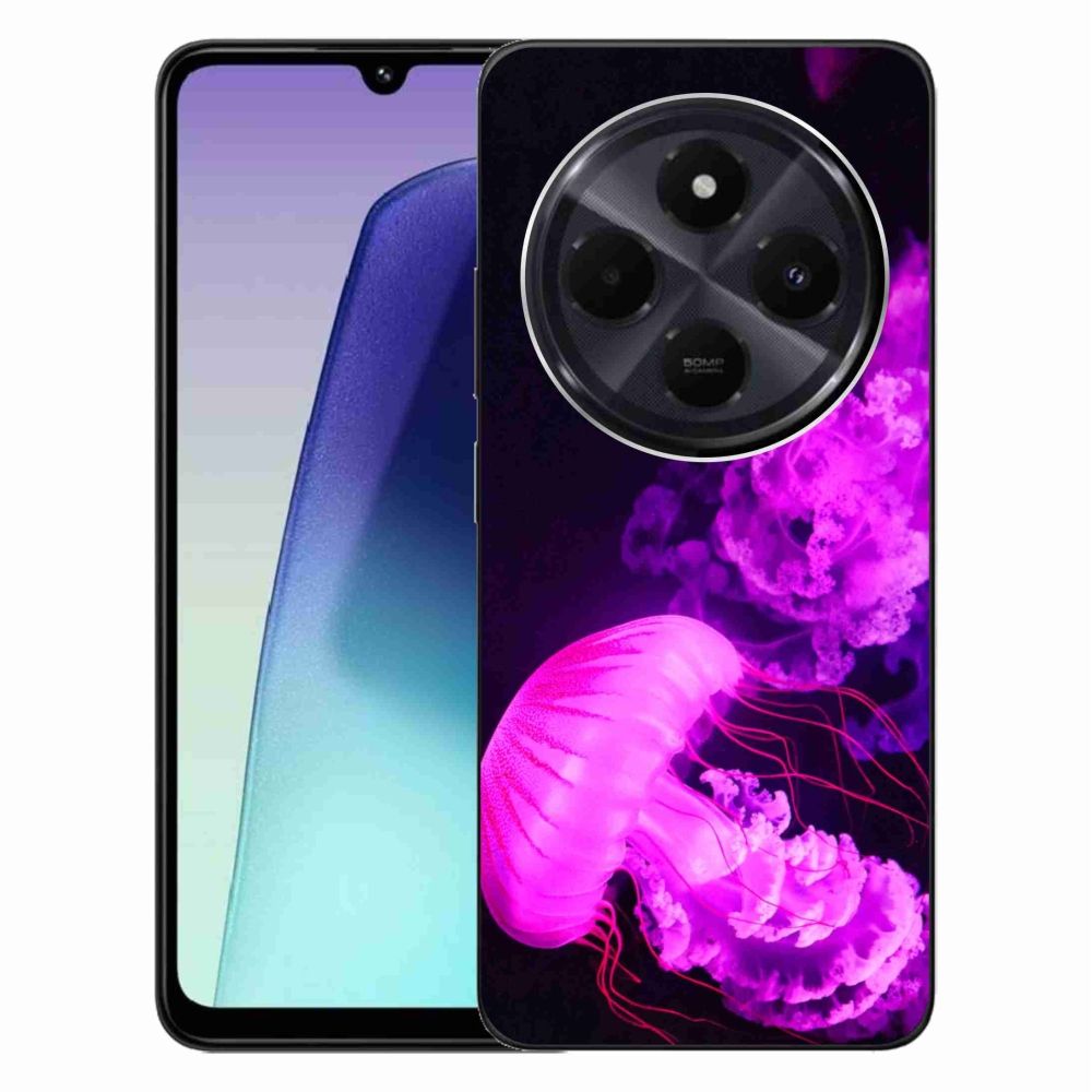 Gelový kryt mmCase na Xiaomi Redmi 14C/Poco C75 - medúza 1