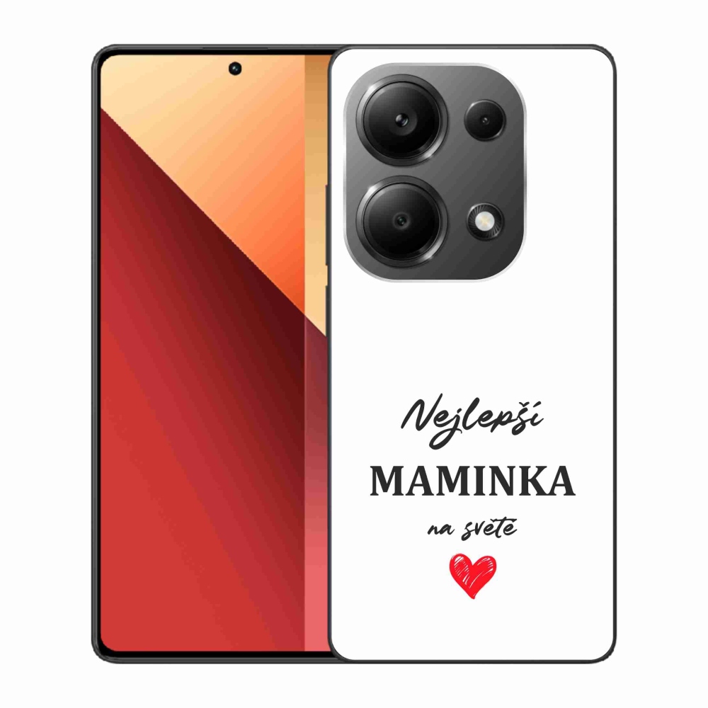 Gelový kryt mmCase na Xiaomi Redmi Note 13 Pro 4G/Poco M6 Pro  - nejlepší maminka 1 bílé pozadí
