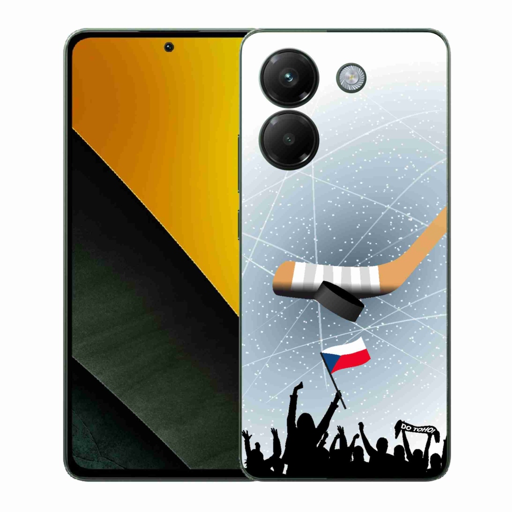 Gelový kryt mmCase na Xiaomi Poco M7 Pro 5G - fanoušci hokeje