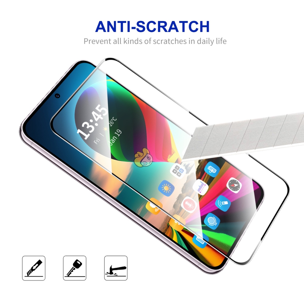 ENK 2.5D celoplošné tvrzené sklo na Samsung Galaxy S25 FE