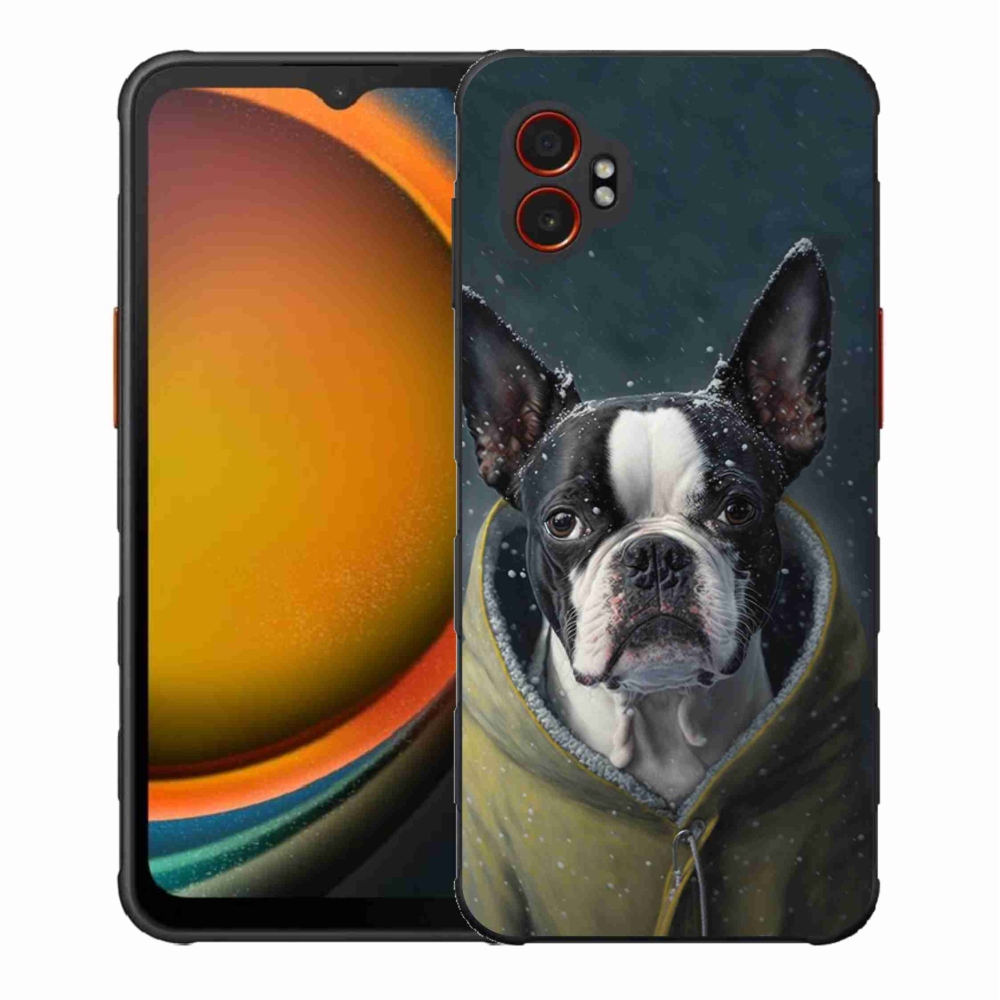 Gelový kryt mmCase na Samsung Galaxy Xcover 7 Pro - buldoček