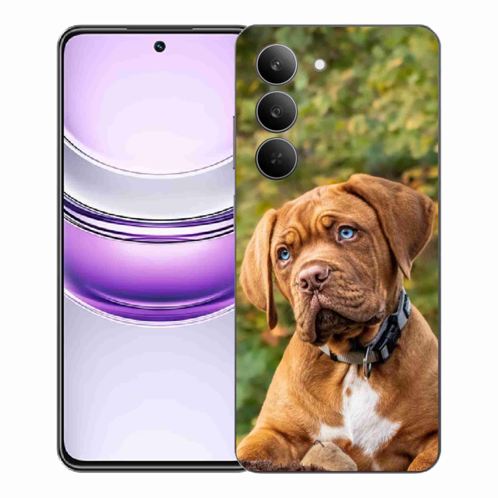 Gelový kryt mmCase na Realme 14x 5G - štěně 