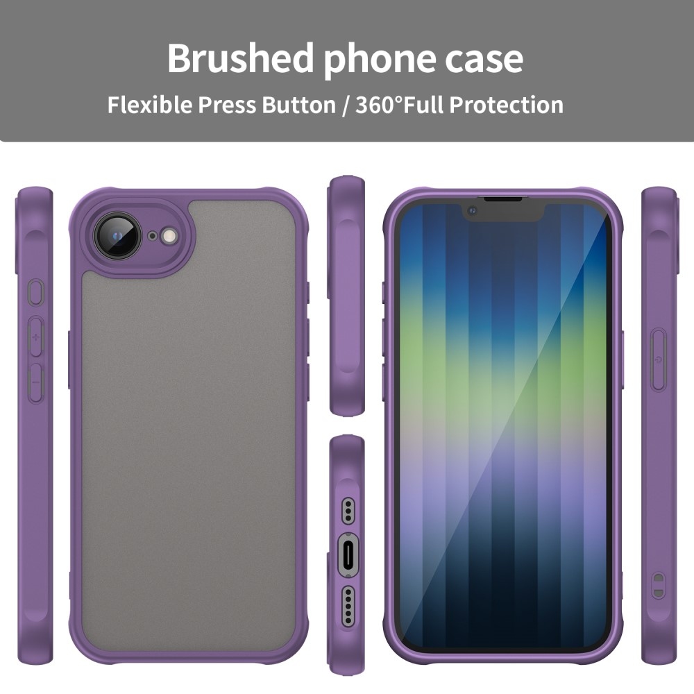 Proof gelový obal s pevnými zády na iPhone 16e - fialový