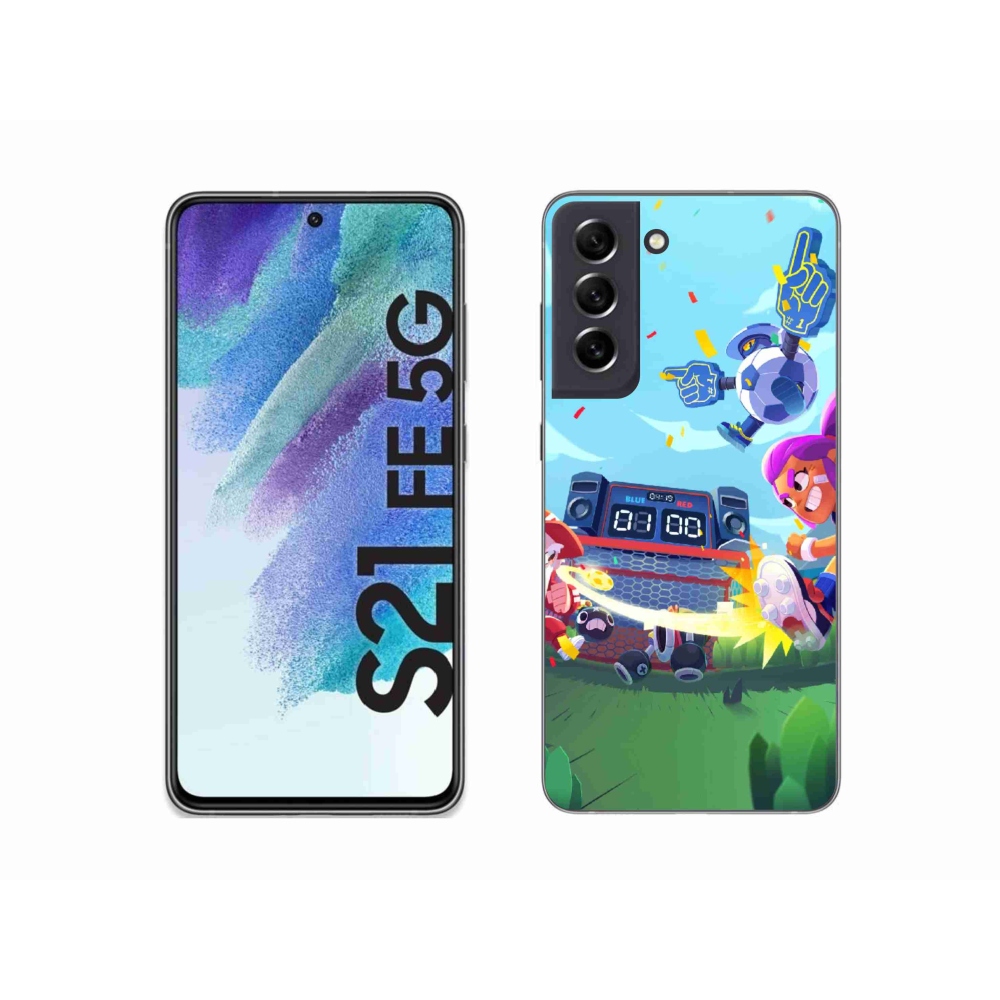 Gelový kryt mmCase na Samsung Galaxy S21 FE 5G - brawl stars 1