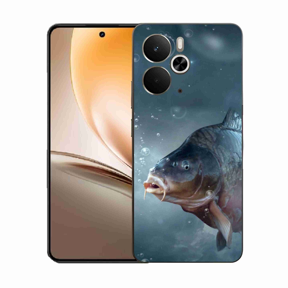 Gelový kryt mmCase na Realme 14 5G - kapr a bublinky
