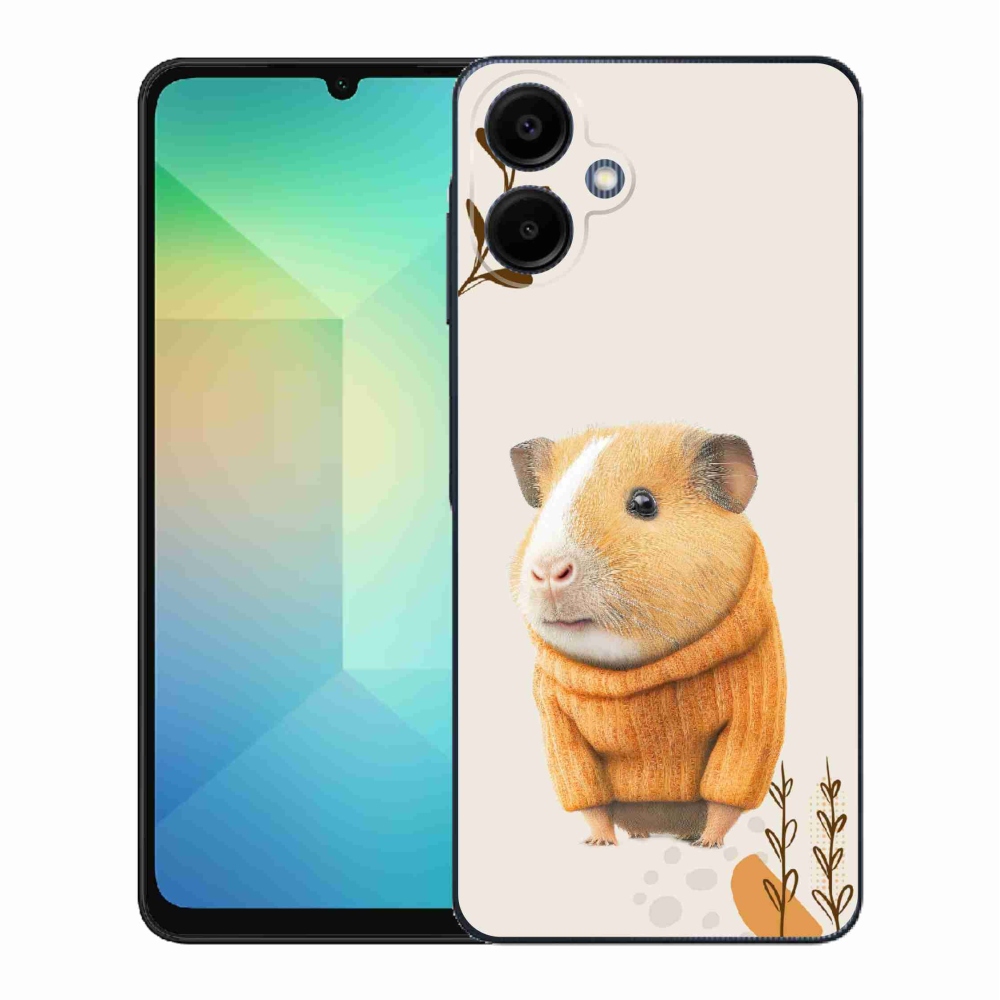 Gelový kryt mmCase na Samsung Galaxy A06 4G - morče ve svetru