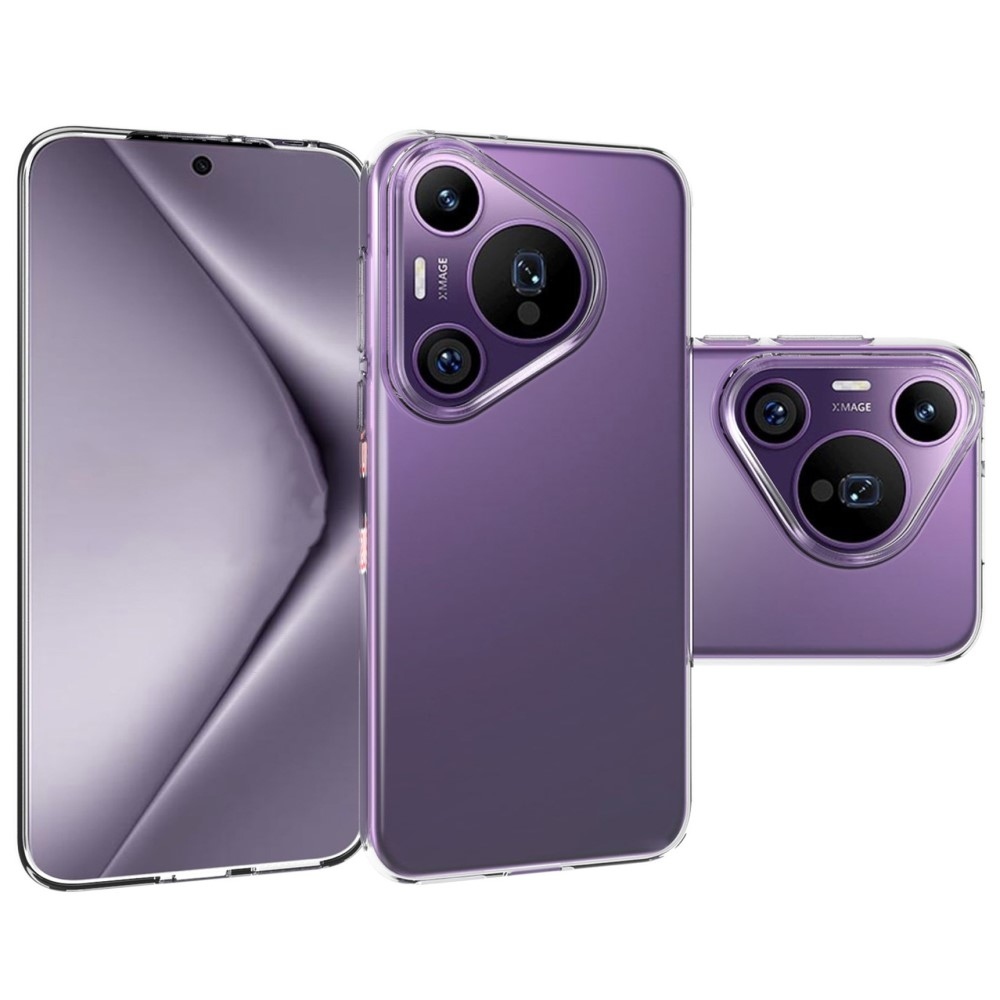 Průhledný gelový obal na Huawei Pura 70 Pro - průhledný