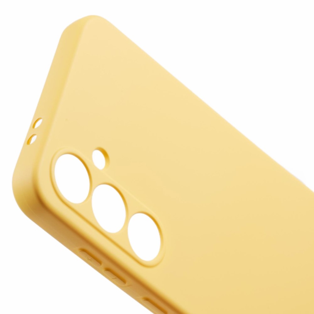 Gelový obal na Samsung Galaxy S24 FE - žlutý