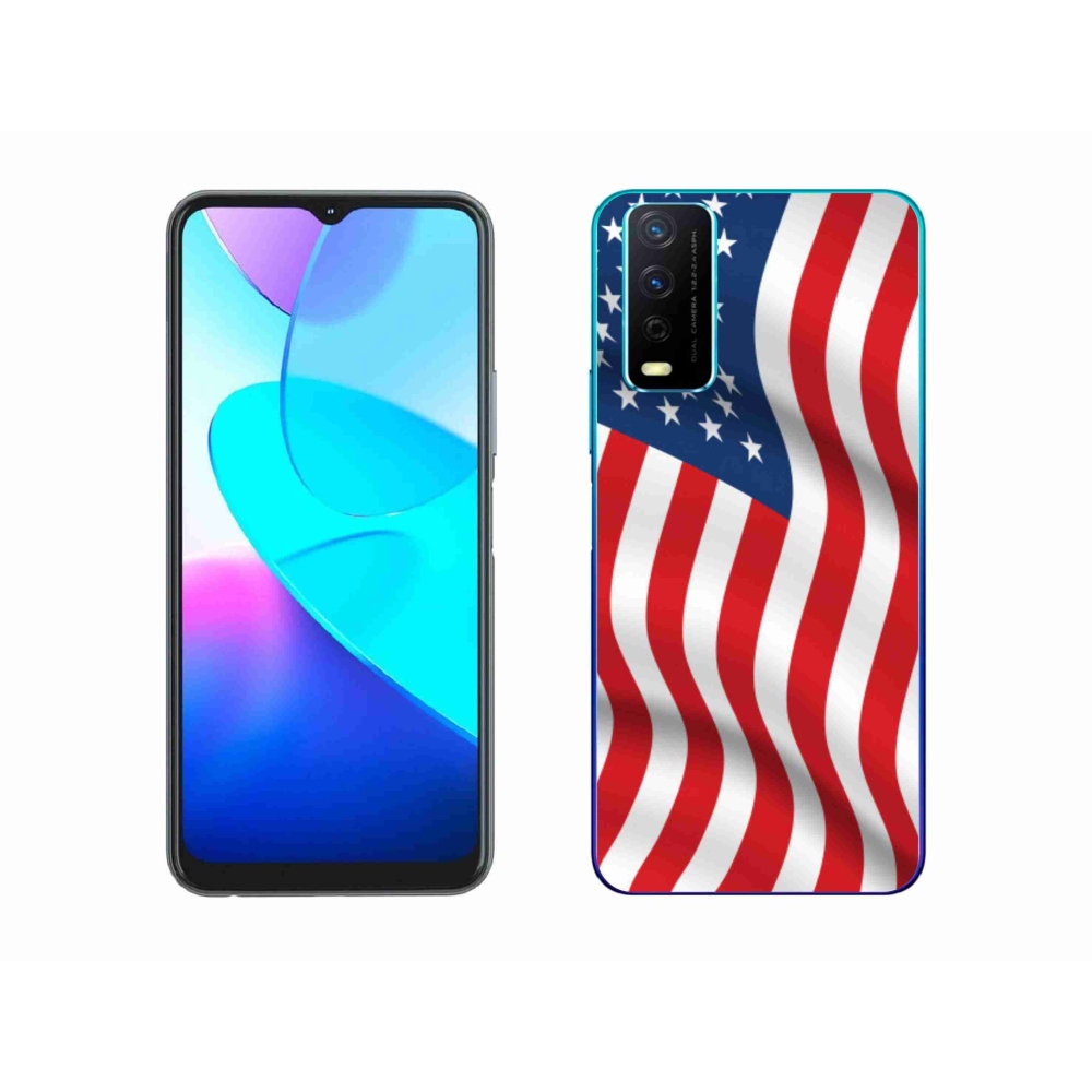 Gelový kryt mmCase na mobil Vivo Y11s/Y20s - USA vlajka
