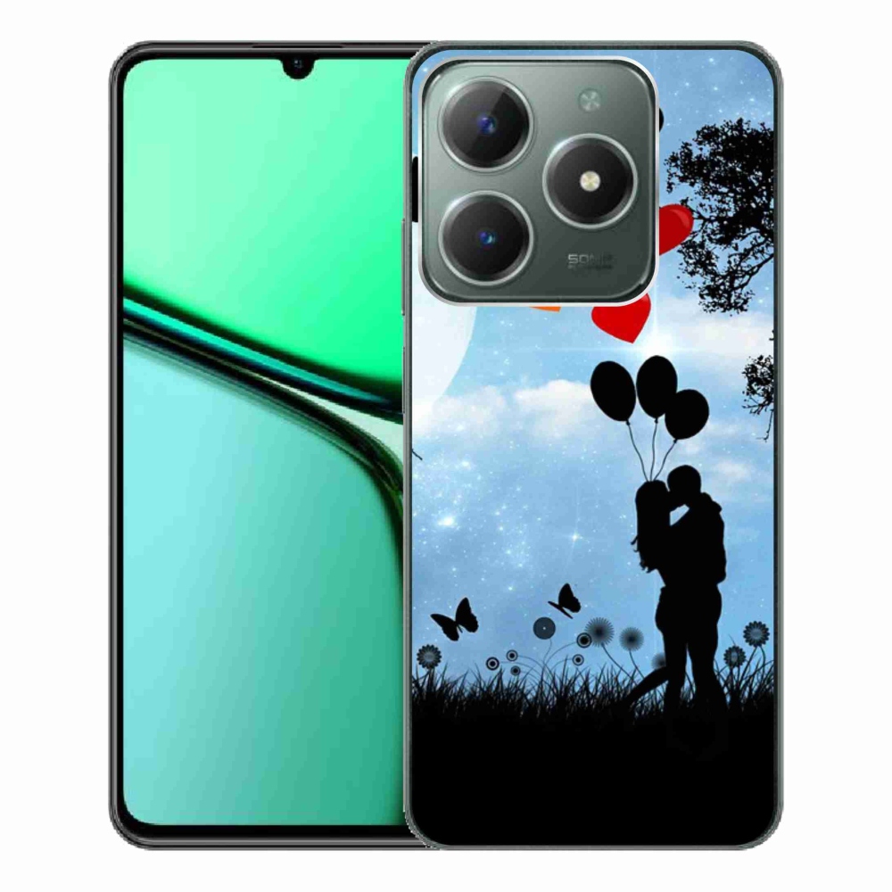 Gelový obal mmCase na Realme C61 - zamilovaný pár