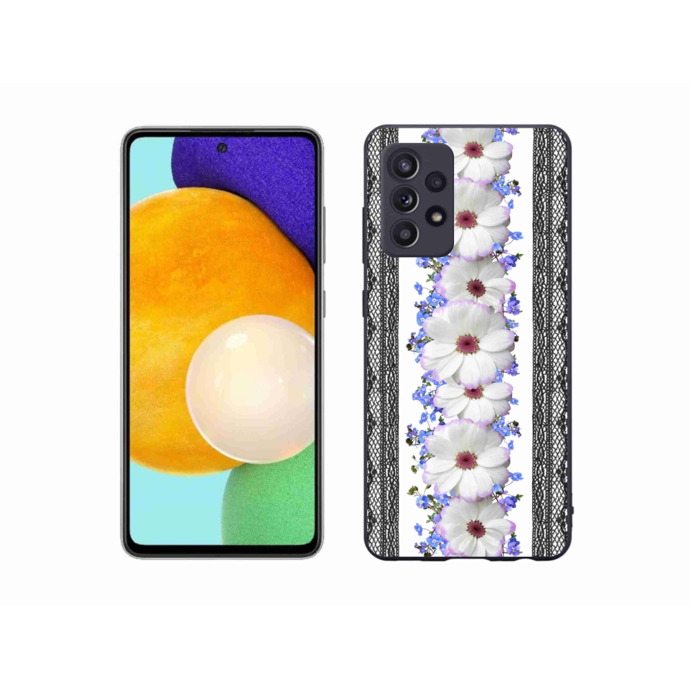 Gelový kryt mmCase na Samsung Galaxy A52/A52 5G - květiny 8