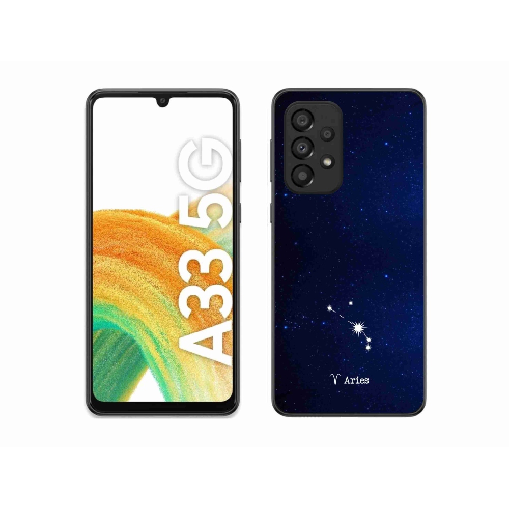 Gelový kryt mmCase na Samsung Galaxy A33 5G - souhvězdí Berana