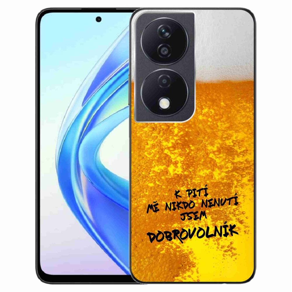 Gelový kryt mmCase na Honor X7b/Honor 90 Smart - pivní motiv 4