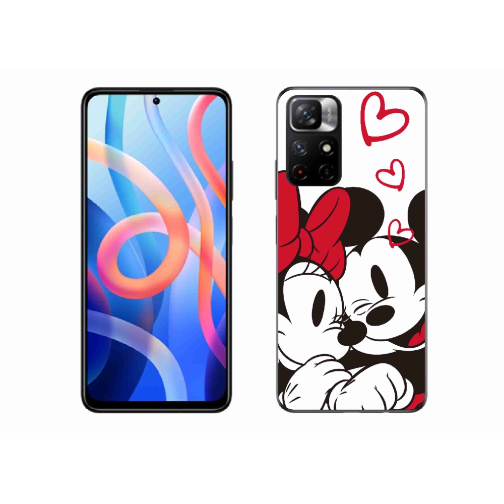 Gelový kryt mmCase na Xiaomi Poco M4 Pro 5G - minnie a mickey