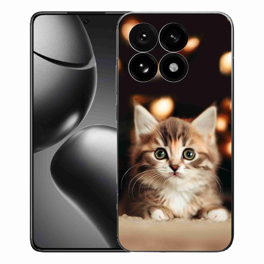 Gelový kryt mmCase na Xiaomi 15T - roztomilé kotě 2