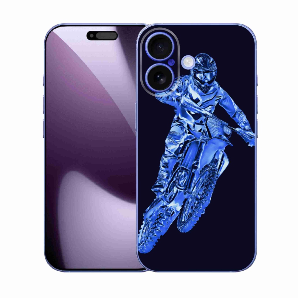 Gelový kryt mmCase na iPhone 17 - motocross 1