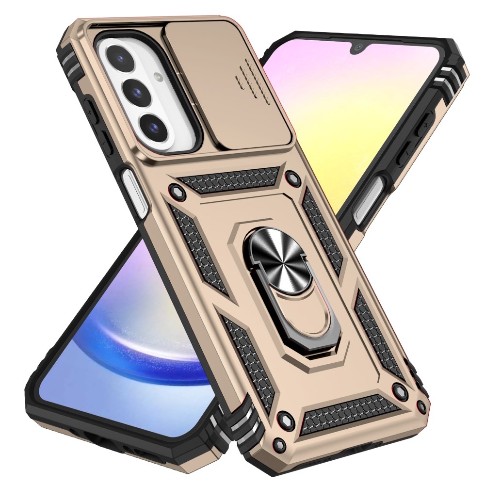 Ring odolný kryt na Samsung Galaxy A26 5G - zlatý