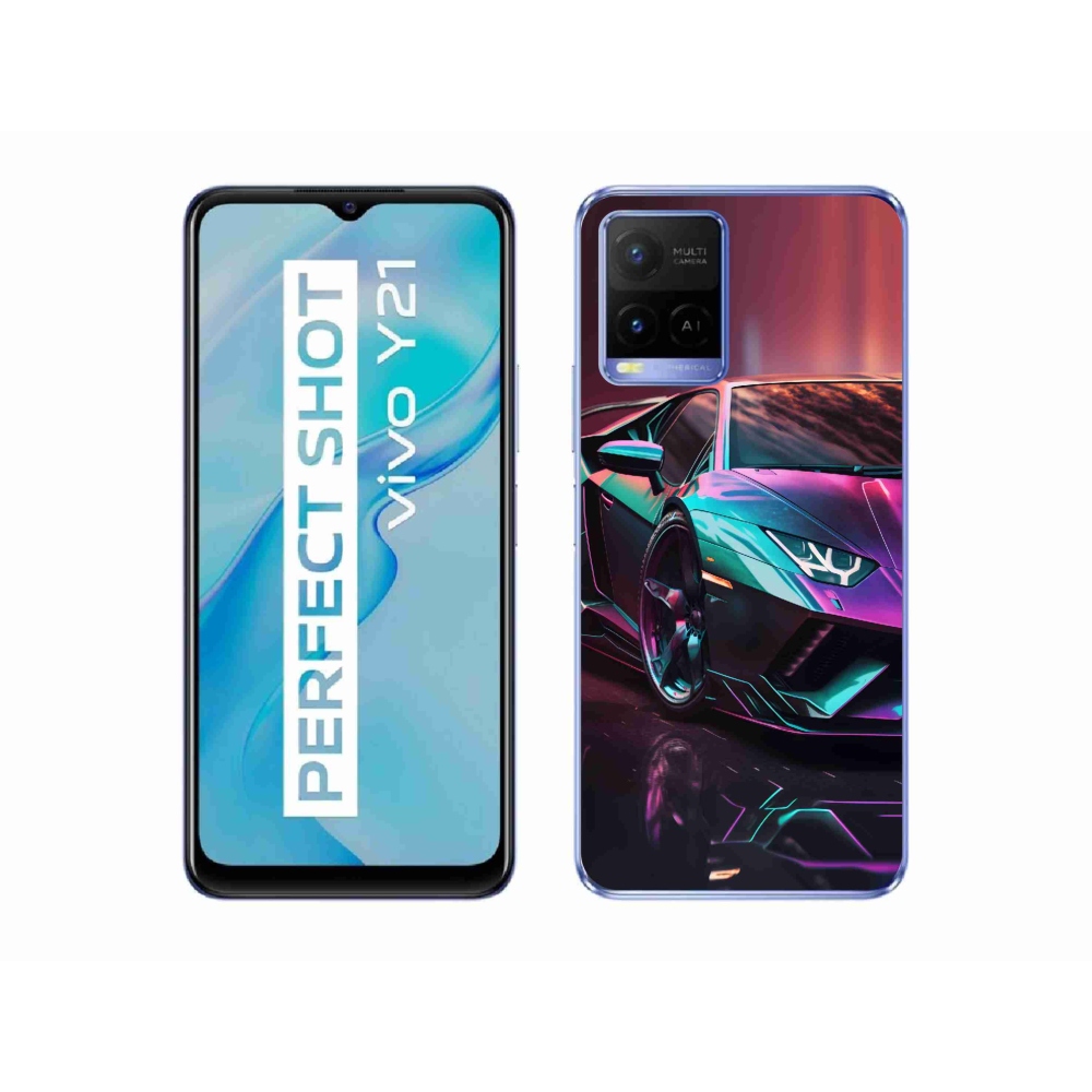 Gelový kryt mmCase na Vivo Y21/Y21s/Y33s - auto 8