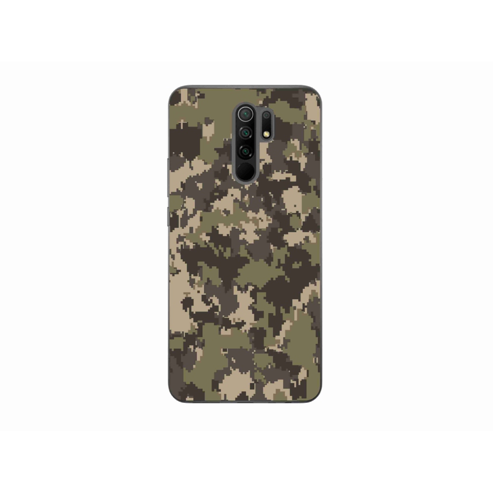 Gelový kryt mmCase na Xiaomi Redmi 9 - maskáčový vzor 12
