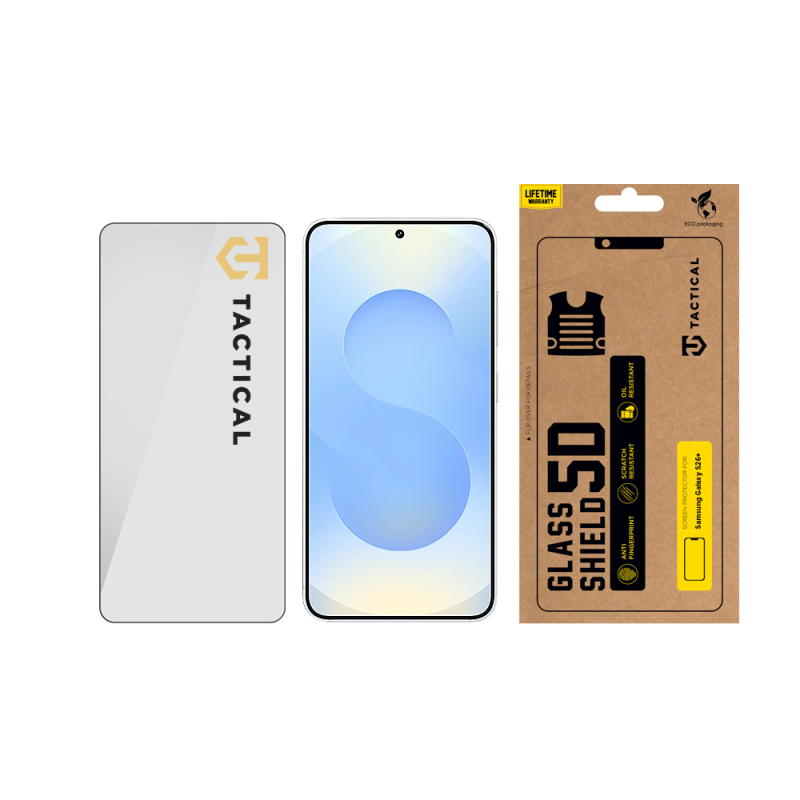 Tactical Glass Shield 5D sklo pro Samsung Galaxy S26+ Black
