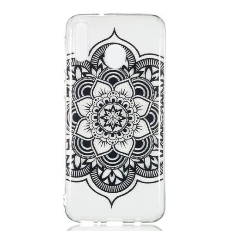 Patt gelový obal na mobil Samsung Galaxy M20 - henna květy