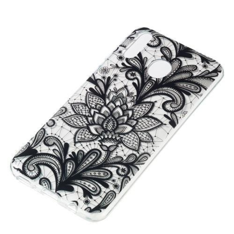 Patt gelový obal na mobil Samsung Galaxy M20 - krajkový květy