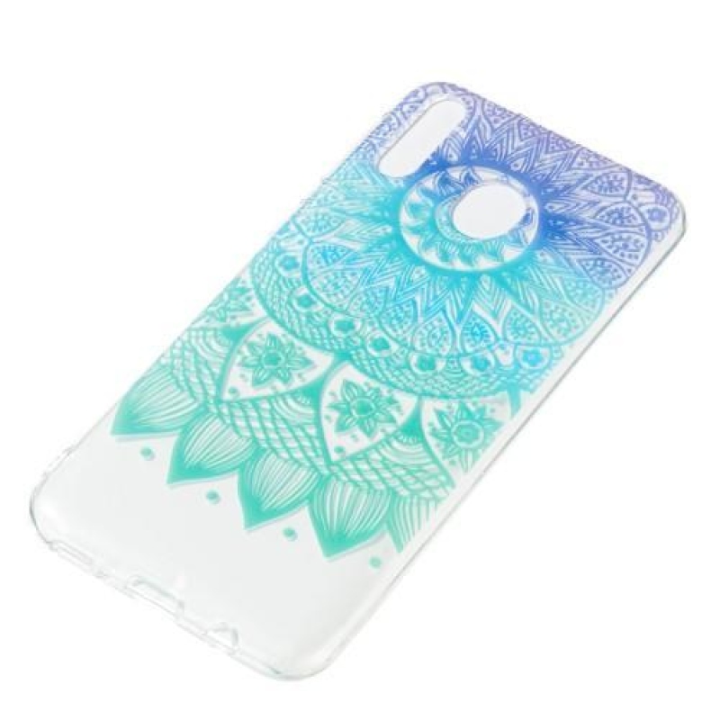 Patt gelový obal na mobil Samsung Galaxy M20 - mandala květy