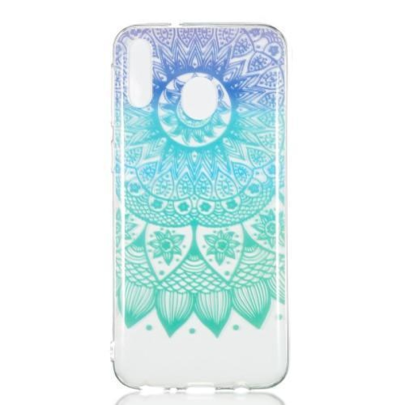 Patt gelový obal na mobil Samsung Galaxy M20 - mandala květy
