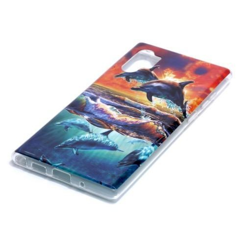 Patt gelový obal na mobil Samsung Galaxy Note 10 Plus - delfín